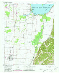 Ridgely Tennessee Historical topographic map, 1:24000 scale, 7.5 X 7.5 Minute, Year 1964