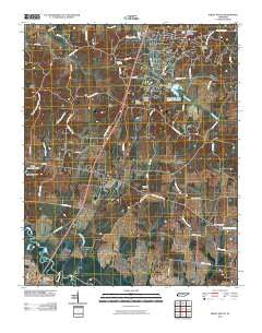 Ripley South Tennessee Historical topographic map, 1:24000 scale, 7.5 X 7.5 Minute, Year 2010