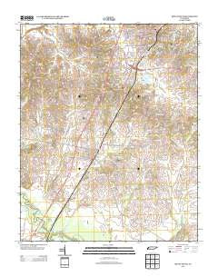 Ripley South Tennessee Historical topographic map, 1:24000 scale, 7.5 X 7.5 Minute, Year 2013