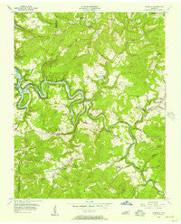 Riverton Tennessee Historical topographic map, 1:24000 scale, 7.5 X 7.5 Minute, Year 1956