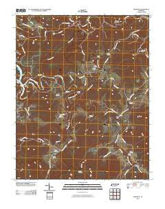 Riverton Tennessee Historical topographic map, 1:24000 scale, 7.5 X 7.5 Minute, Year 2010