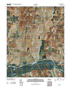 Rives Tennessee Historical topographic map, 1:24000 scale, 7.5 X 7.5 Minute, Year 2010