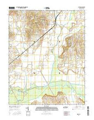 Rives Tennessee Current topographic map, 1:24000 scale, 7.5 X 7.5 Minute, Year 2016