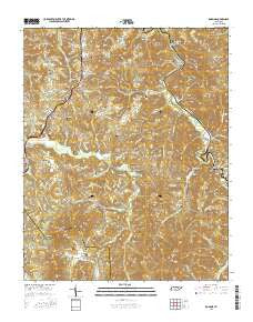 Robbins Tennessee Current topographic map, 1:24000 scale, 7.5 X 7.5 Minute, Year 2016