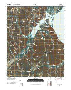 Rockport Tennessee Historical topographic map, 1:24000 scale, 7.5 X 7.5 Minute, Year 2010