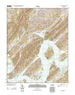 Rockwood Tennessee Historical topographic map, 1:24000 scale, 7.5 X 7.5 Minute, Year 2013