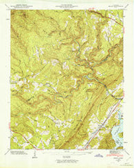 Roddy Tennessee Historical topographic map, 1:24000 scale, 7.5 X 7.5 Minute, Year 1946