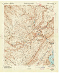 Roddy Tennessee Historical topographic map, 1:24000 scale, 7.5 X 7.5 Minute, Year 1947