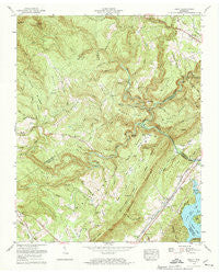 Roddy Tennessee Historical topographic map, 1:24000 scale, 7.5 X 7.5 Minute, Year 1973