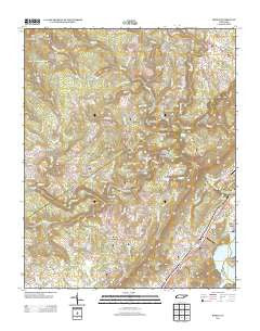 Roddy Tennessee Historical topographic map, 1:24000 scale, 7.5 X 7.5 Minute, Year 2013