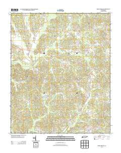 Rose Creek Tennessee Historical topographic map, 1:24000 scale, 7.5 X 7.5 Minute, Year 2013