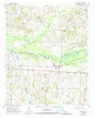 Rossville Tennessee Historical topographic map, 1:24000 scale, 7.5 X 7.5 Minute, Year 1965