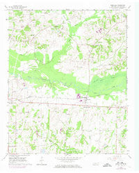 Rossville Tennessee Historical topographic map, 1:24000 scale, 7.5 X 7.5 Minute, Year 1965