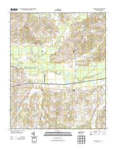 Rossville Tennessee Historical topographic map, 1:24000 scale, 7.5 X 7.5 Minute, Year 2013