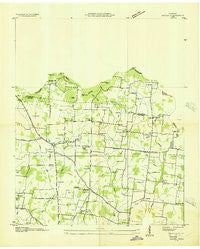 Rover Tennessee Historical topographic map, 1:24000 scale, 7.5 X 7.5 Minute, Year 1936