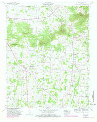Rover Tennessee Historical topographic map, 1:24000 scale, 7.5 X 7.5 Minute, Year 1949