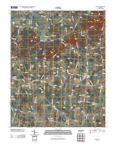 Rover Tennessee Historical topographic map, 1:24000 scale, 7.5 X 7.5 Minute, Year 2010
