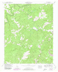 Rugby Tennessee Historical topographic map, 1:24000 scale, 7.5 X 7.5 Minute, Year 1952