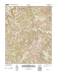 Rugby Tennessee Historical topographic map, 1:24000 scale, 7.5 X 7.5 Minute, Year 2013