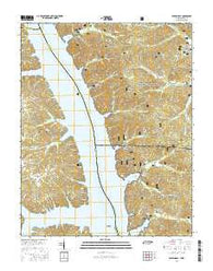 Rushing Bay Tennessee Current topographic map, 1:24000 scale, 7.5 X 7.5 Minute, Year 2016