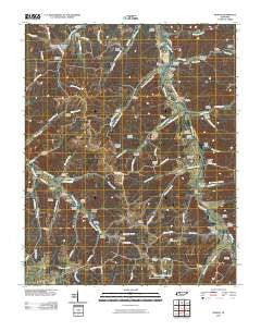 Ruskin Tennessee Historical topographic map, 1:24000 scale, 7.5 X 7.5 Minute, Year 2010