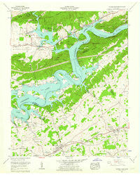 Russellville Tennessee Historical topographic map, 1:24000 scale, 7.5 X 7.5 Minute, Year 1961