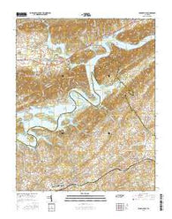Russellville Tennessee Current topographic map, 1:24000 scale, 7.5 X 7.5 Minute, Year 2016