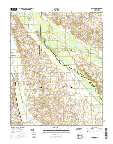 Rutherford Tennessee Current topographic map, 1:24000 scale, 7.5 X 7.5 Minute, Year 2016
