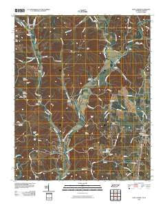 Saint Joseph Tennessee Historical topographic map, 1:24000 scale, 7.5 X 7.5 Minute, Year 2010