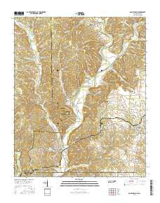 Saint Joseph Tennessee Current topographic map, 1:24000 scale, 7.5 X 7.5 Minute, Year 2016