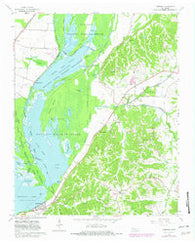 Samburg Tennessee Historical topographic map, 1:24000 scale, 7.5 X 7.5 Minute, Year 1964