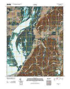 Samburg Tennessee Historical topographic map, 1:24000 scale, 7.5 X 7.5 Minute, Year 2010