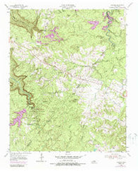 Sampson Tennessee Historical topographic map, 1:24000 scale, 7.5 X 7.5 Minute, Year 1954