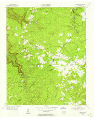 Sampson Tennessee Historical topographic map, 1:24000 scale, 7.5 X 7.5 Minute, Year 1954