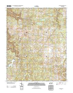 Sampson Tennessee Historical topographic map, 1:24000 scale, 7.5 X 7.5 Minute, Year 2013