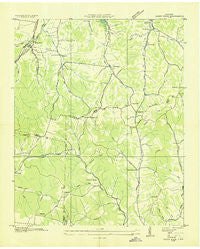 Sandy Hook Tennessee Historical topographic map, 1:24000 scale, 7.5 X 7.5 Minute, Year 1936