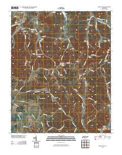 Sandy Hook Tennessee Historical topographic map, 1:24000 scale, 7.5 X 7.5 Minute, Year 2010