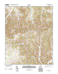 Sandy Hook Tennessee Historical topographic map, 1:24000 scale, 7.5 X 7.5 Minute, Year 2013