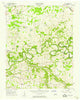 Sango Tennessee Historical topographic map, 1:24000 scale, 7.5 X 7.5 Minute, Year 1957