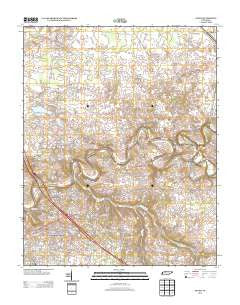 Sango Tennessee Historical topographic map, 1:24000 scale, 7.5 X 7.5 Minute, Year 2013