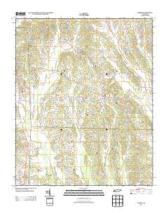 Sardis Tennessee Historical topographic map, 1:24000 scale, 7.5 X 7.5 Minute, Year 2013