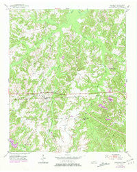 Saulsbury Tennessee Historical topographic map, 1:24000 scale, 7.5 X 7.5 Minute, Year 1952