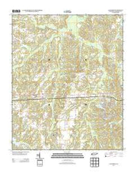 Saulsbury Tennessee Historical topographic map, 1:24000 scale, 7.5 X 7.5 Minute, Year 2013
