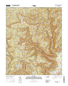 Savage Point Tennessee Current topographic map, 1:24000 scale, 7.5 X 7.5 Minute, Year 2016