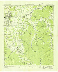 Savannah Tennessee Historical topographic map, 1:24000 scale, 7.5 X 7.5 Minute, Year 1936