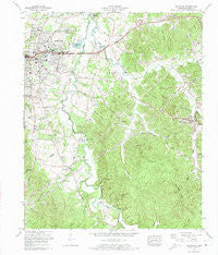 Savannah Tennessee Historical topographic map, 1:24000 scale, 7.5 X 7.5 Minute, Year 1972