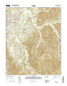 Savannah Tennessee Current topographic map, 1:24000 scale, 7.5 X 7.5 Minute, Year 2016