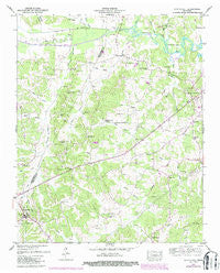 Scotts Hill Tennessee Historical topographic map, 1:24000 scale, 7.5 X 7.5 Minute, Year 1950