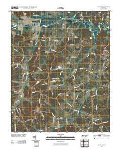 Scotts Hill Tennessee Historical topographic map, 1:24000 scale, 7.5 X 7.5 Minute, Year 2010