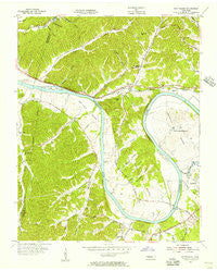 Scottsboro Tennessee Historical topographic map, 1:24000 scale, 7.5 X 7.5 Minute, Year 1955